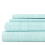 Ienjoy 4 Piece Sheet Set - Thatch Aqua Full. Fixed Price $24.49.