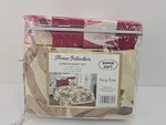 King Size Bamboo 2000 Count Sheet Set 6PC, Floral Red Deep Pockets New With Tag. Fixed Price $34.99.