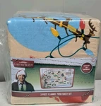 New National Lampoon's Christmas Vacation 3 Piece Flannel Twin Sheet Set Soft. Fixed Price $37.99.
