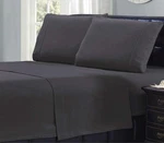 Kingtex Ultra-soft Micro Flannel Plain Sheet Set (charcoal) Single. Fixed Price $53.35.