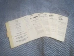1959 1960 1961 1962 1963 1964 Mga Midget Dealer Album Salesmans Sheets Set. Fixed Price $19.99.