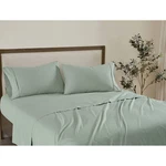 Brooklyn Loom Twin Solid Cotton Percale Sheet Set Sage. Fixed Price $26.34.
