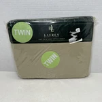 Ralph Lauren Twin Tan Khaki Solid Deep Fitted Sheet 100% Cotton 200TC New Sealed. Fixed Price $24.74.