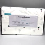 4PC Tommy Bahama Rio Palm Trees King Sheet Set Tropical Hawaiian Island Beach. Fixed Price $129.99.