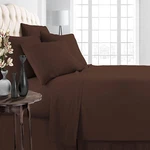 Branded Bedding Collection Egyptian Cotton Select Size & Tc Brown Solid. Fixed Price $91.19.