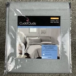 Cuddl Duds Full Size Heavyweight Flannel Sheet Set Heather Gray New. Fixed Price $35.88.
