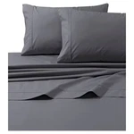Cotton Percale Solid Sheet Set (king) Gray 300 Thread Count - Tribeca. Fixed Price $30.99.
