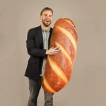 Yookeer 31.5 Inch 3D Simulation Bread Pillow, Food Soft Butter Toast. Fixed Price $33.38.