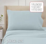 Lalaloom Twin Sheet Set Soft Microfiber Luxury Bedding Extra Deep Po Seablue. Fixed Price $21.90.