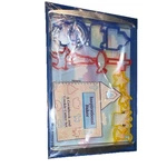 Vintage Inspirational Baker 12 Cookie Cutters And Sheet Set With Cookbook. Fixed Price $13.00.