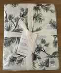 Pottery Barn Pine Tree Cone Printed Percale Sheet Set 4/PCS Queen Christmas New. Fixed Price $149.99.