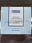 Nestl Split King Sets For Adjustable Bed - 5 Piece. Fixed Price $46.99.
