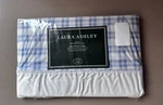 Laura Ashely Quartet Light Blue Plaid Twin Flat Sheet Vintage New. Fixed Price $59.95.