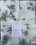 Pottery Barn Pine Tree Printed King Sheet Set - New. Fixed Price $145.99.