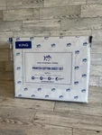 New Southern Tide 4 Piece King Cotton Sheet Set White/blue. Fixed Price $175.00.