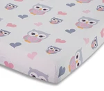 Everyday Kids Baby Girl Fitted Crib Sheet - Sweet Owls. Fixed Price $5.74.