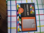 Full Size Sheet Set Smart Crafts. Fixed Price $12.00.