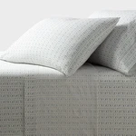 King Organic Percale Printed Sheet Set Ivory Floral Stripe - Threshold. Fixed Price $28.04.