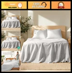 Bare Home Twin 3 Piece European Linen Sheet Set Glacier Grey. Fixed Price $196.99.