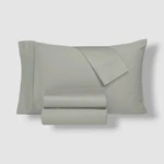 Everyday Home Gray Trident 300 Thread Count 100% Cotton 4PC Sheet Set, King Size. Fixed Price $51.30.