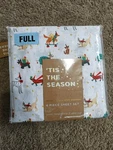 Tis The Season Full Sheet Set Christmas Dogs Merry Woofmas New 4 Piece Warm. Fixed Price $29.00.