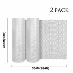 984FT X 16" Air Cushion Machine Film Bubble Pillow Packaging Padding Roll 2PACK. Fixed Price $79.95.