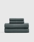 Quince Linen Sheet Set Twin Xl Ocean Blue Green 3 Piece. Fixed Price $95.00.