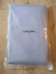 New Calvin Klein Blue Hyacinth Double Cord 220 Tc Combed Cotton King Flat Sheet. Fixed Price $74.99.