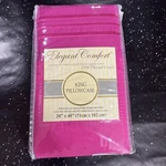 Elegant Comfort Luxury Ultra Soft 2PCS Pillowcase 1500 Thread Ct King Size Pink. Fixed Price $25.00.