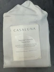 Casaluna Supima Sateen 100% Cotton Sheet Set Full Light Gray 500TC. Fixed Price $27.99.