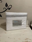 Bella Russo Brushed Microfiber Queen Sheet Set White Wrinkle Resistant Polyester. Fixed Price $23.00.