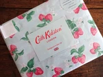 Cath Kidston London Summer Strawberry Duckegg Percale Queen Sheet Set. Fixed Price $69.99.