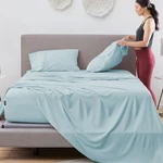 Bedgear Hyper-linen Heat Deflecting Bamboo Sheet Set. Fixed Price $299.99.