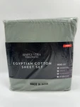 Simply Vera Wang Queen 800 Tc Egyptian Cotton Sheet Set 4PC. Aqua Gray. Fixed Price $99.90.