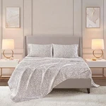 Madison Park Essentials Taupe Printed Satin King 4 Piece Sheet Set. Fixed Price $27.20.