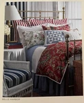 New Vtg. Ralph Lauren Belle Harbor White Floral Full Fitted Sheet Supima Italy. Fixed Price $299.99.