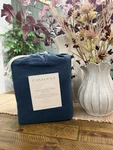 Queen 100% Linen Sheet Set Dark Mineral Blue - Casaluna. Fixed Price $115.00.