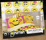 Emojination Happy Face Expressions Twin Size Sheets Set. Fixed Price $14.99.