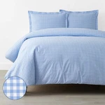 Company Kids Gingham Classic Cool Organic Cotton Percale Duvet Cover Set. Fixed Price $69.70.