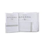 Sferra Grande Hotel Sheet Set - Queen White/grey. Fixed Price $489.92.