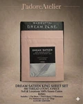 Rare Wamsutta Dream Zone Sateen King Sz Bed Sheet Set Pink 400TC 100% Cotton New. Fixed Price $295.00.