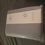The Company Store Full Flat Sheet Pearl Gray- New Sealed 100% Cotton. Fixed Price $26.00.