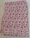 Vintage Dan River Bright Floral Crisp Percale Flat Sheet Generous Twin 72 X 108. Fixed Price $19.99.
