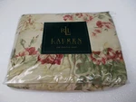 Ralph Lauren Grosvenor Square Cottage Ruffled Floral Flat Sheet - King. Fixed Price $399.99.