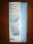 Ikea Dvala Fitted Sheet Baby Blue Bed 100% Cotton 152TC King New. Fixed Price $24.95.