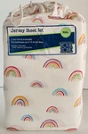Your Zone Jersey Sheet Set Rainbow Full Fits Mattresses Up To 15 New. Fixed Price $29.85.