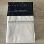 Ralph Lauren Palmer Home Bedding Flat Sheet Oxford Blue White Twin. Fixed Price $43.69.