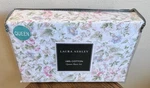 Laura Ashley Queen Sheet Set 4-PC Pink Blue Floral Morning Gloria New. Fixed Price $68.00.