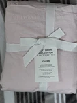 Queen 4-PIECE Sheet Set Light Pink Solid 100% Cotton Breathable Machine Washable. Fixed Price $50.99.