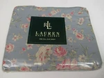 New Ralph Lauren Shelter Island Blue Floral Flat Sheet - Full. Fixed Price $149.99.